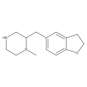 2-[(2,3-Dihydro-1-benzofuran-5-yl)methyl]-1-methylpiperazine结构式