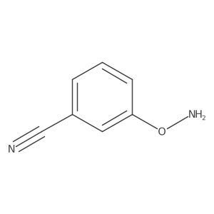 3-(Aminooxy)benzonitrile Structure