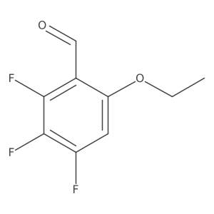 6-Ethoxy-2,3,4-trifluorobenzaldehyde结构式