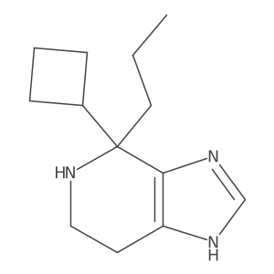 4-cyclobutyl-4-propyl-3H,4H,5H,6H,7H-imidazo[4,5-c]pyridine结构式