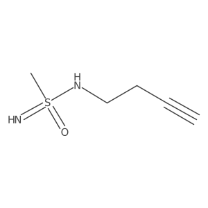 N-(but-3-yn-1-yl)methanesulfonoimidamide结构式
