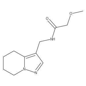 2-methoxy-N-((4,5,6,7-tetrahydropyrazolo[1,5-a]pyridin-3-yl)methyl)acetamide Structure