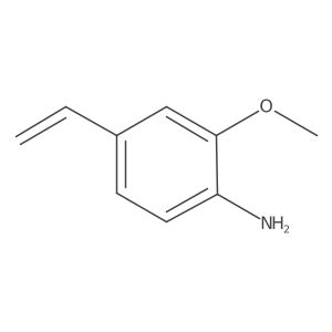 2-Methoxy-4-vinylaniline结构式