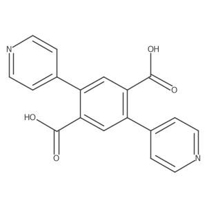 2,5-Di(pyridin-4-yl)terephthalic acid Structure