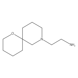 2-(1-Oxa-8-azaspiro[5.5]undecan-8-yl)ethan-1-amine结构式
