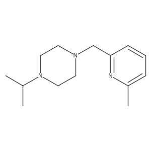 1-Isopropyl-4-((6-methylpyridin-2-yl)methyl)piperazine Structure