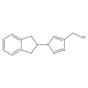 (1-(2,3-dihydro-1H-inden-2-yl)-1H-1,2,3-triazol-4-yl)methanol结构式