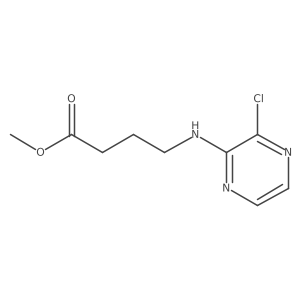 Methyl 4-((3-chloropyrazin-2-yl)amino)butanoate Structure