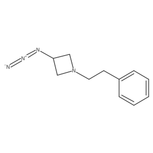 3-Azido-1-phenethylazetidine Structure