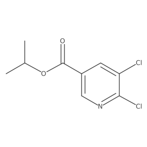 Isopropyl 5,6-dichloronicotinate Structure