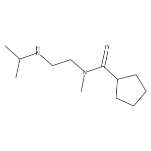 N-methyl-N-{2-[(propan-2-yl)amino]ethyl}cyclopentanecarboxamide Structure