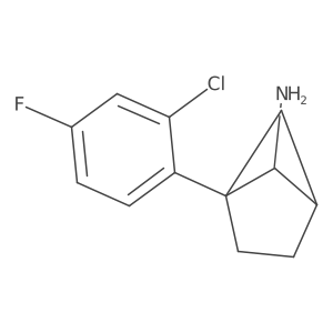 1-(2-Chloro-4-fluorophenyl)bicyclo[2.1.1]hexan-5-amine Structure