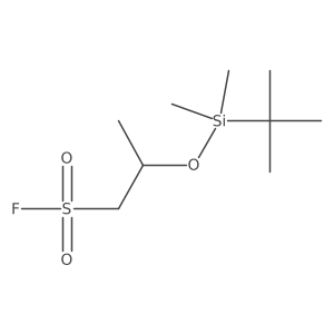 2-[(Tert-butyldimethylsilyl)oxy]propane-1-sulfonyl fluoride Structure