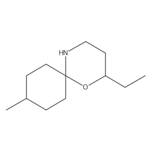 2-Ethyl-9-methyl-1-oxa-5-azaspiro[5.5]undecane Structure