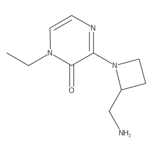 3-[2-(Aminomethyl)azetidin-1-yl]-1-ethyl-1,2-dihydropyrazin-2-one Structure