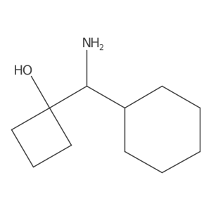1-[Amino(cyclohexyl)methyl]cyclobutan-1-ol Structure