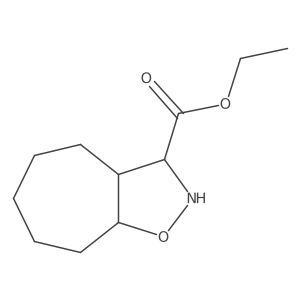 ethyl octahydro-2H-cyclohepta[d][1,2]oxazole-3-carboxylate结构式