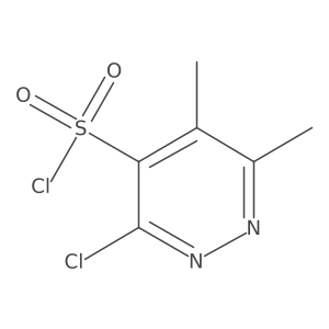 3-Chloro-5,6-dimethylpyridazine-4-sulfonyl chloride Structure