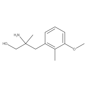 2-Amino-3-(3-methoxy-2-methylphenyl)-2-methylpropan-1-ol Structure