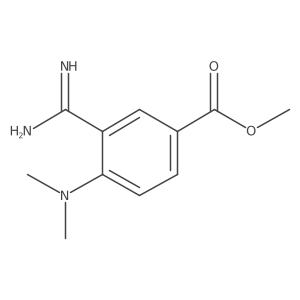 Methyl 3-carbamimidoyl-4-(dimethylamino)benzoate Structure