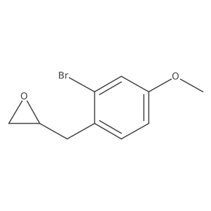 2-[(2-Bromo-4-methoxyphenyl)methyl]oxirane Structure