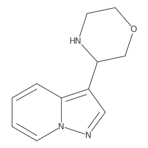 3-{Pyrazolo[1,5-a]pyridin-3-yl}morpholine结构式