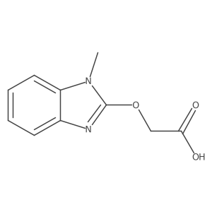 2-[(1-methyl-1H-1,3-benzodiazol-2-yl)oxy]acetic acid Structure