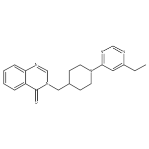 3-{[1-(6-Ethylpyrimidin-4-yl)piperidin-4-yl]methyl}-3,4-dihydroquinazolin-4-one结构式