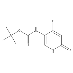 tert-butyl N-(4-fluoro-6-hydroxypyridin-3-yl)carbamate Structure
