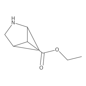 rac-ethyl (1R,4S,5R)-2-azabicyclo[2.1.1]hexane-5-carboxylate Structure