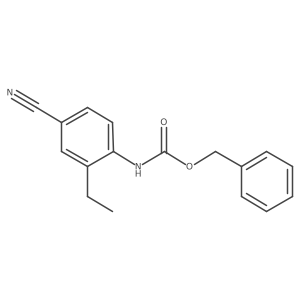 benzyl N-(4-cyano-2-ethylphenyl)carbamate Structure