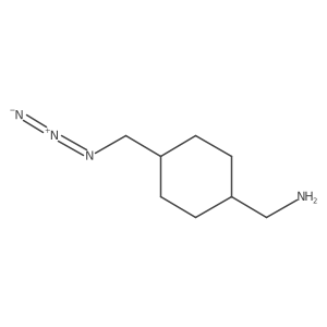 [(1r,4r)-4-(Azidomethyl)cyclohexyl]methanamine Structure