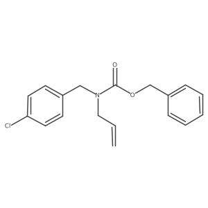 benzyl N-allyl-N-[(4-chlorophenyl)methyl]carbamate结构式