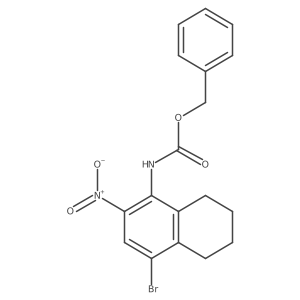 benzyl N-(4-bromo-2-nitro-5,6,7,8-tetrahydronaphthalen-1-yl)carbamate Structure