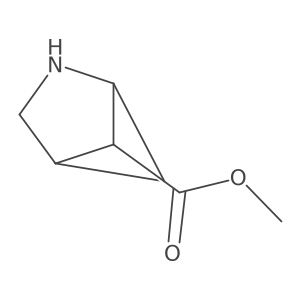 methyl (1R,4S,5S)-2-azabicyclo[2.1.1]hexane-5-carboxylate结构式