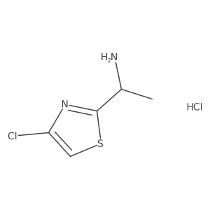 (S)-1-(4-Chlorothiazol-2-yl)ethan-1-amine hydrochloride Structure