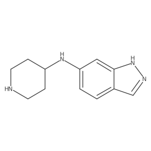 N-4-Piperidinyl-1H-indazol-6-amine结构式