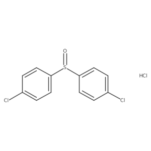 4-Chlorophenyl sulfoxide hydrochloride结构式