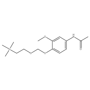 N-[3-methoxy-4-[[2-(trimethylsilyl)ethoxy]methoxy]phenyl]acetamide结构式