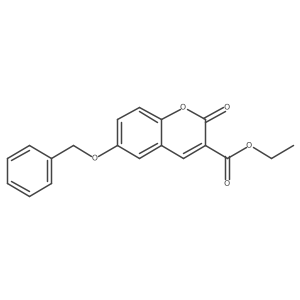 Ethyl 6-(benzyloxy)-2-oxo-2H-chromene-3-carboxylate结构式