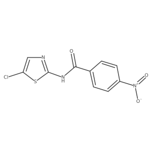 N-(5-Chloro-thiazol-2-yl)-4-nitro-benzamide结构式