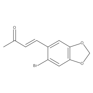 4-(6-Bromo-1,3-dioxaindan-5-yl)but-3-en-2-one Structure