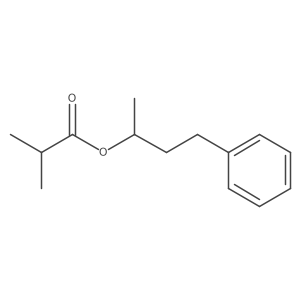Isobutyrate phenylethyl methyl carbinol Structure