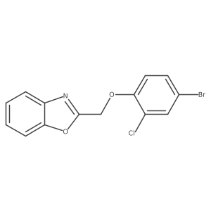 1-(Benzoxazol-2-ylmethoxy)-4-bromo-2-chlorobenzene结构式