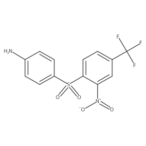 4-Amino-2'-nitro-4'-(trifluoromethyl)diphenyl sulphone Structure