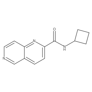 N-cyclobutyl-1,6-naphthyridine-2-carboxamide Structure