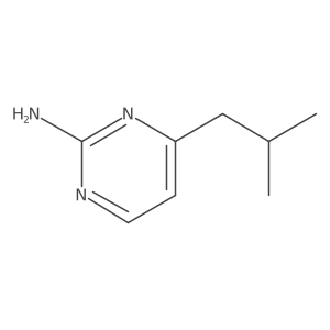 4-(2-Methylpropyl)-2-pyrimidinamine结构式