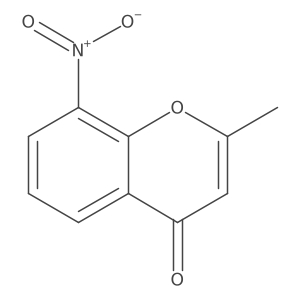 2-Methyl-8-nitro-4H-chromen-4-one Structure