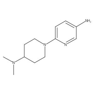 6-(4-(Dimethylamino)piperidin-1-yl)pyridin-3-amine结构式