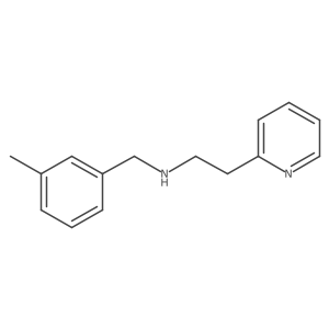 N-[(3-Methylphenyl)methyl]-2-pyridineethanamine Structure